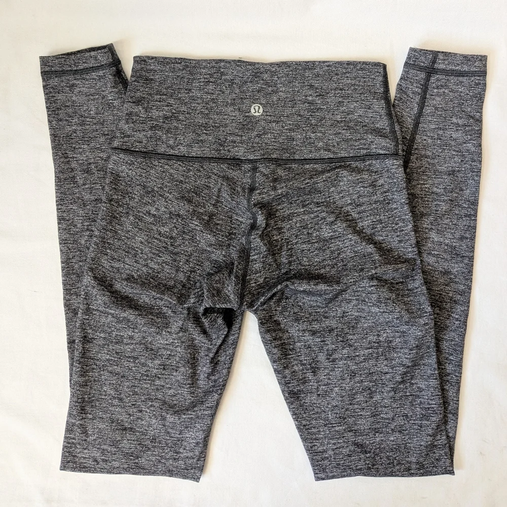 Lululemon Athletica Wunder Under High-rises Gray Tight Size 4, Inseam 28